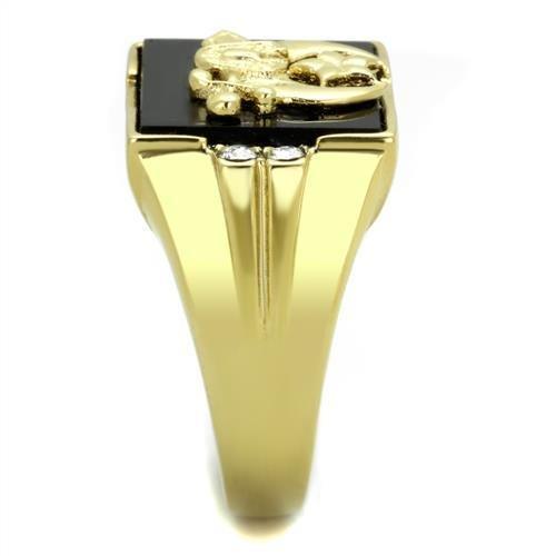 Anillo Color Oro Para Hombres de Acero Inoxidable Arquitecto - Jewelry Store by Erik Rayo