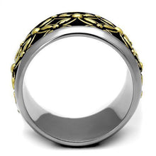 Load image into Gallery viewer, Anillo Color Oro Para Hombres y Ninos de Acero Inoxidable Cruzes con Negro - Jewelry Store by Erik Rayo
