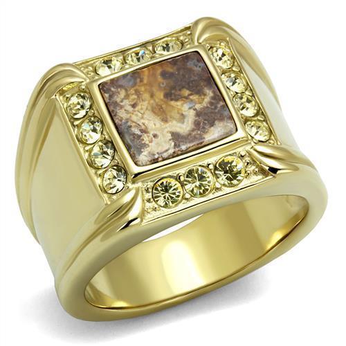 Anillo Color Oro Para Hombres de Acero Inoxidable del Oeste - Jewelry Store by Erik Rayo