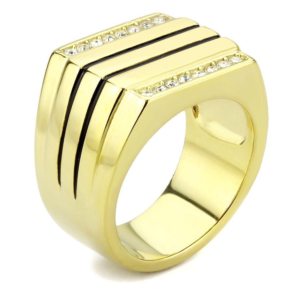 Anillo Color Oro Para Hombres de Acero Inoxidable el Poder - Jewelry Store by Erik Rayo