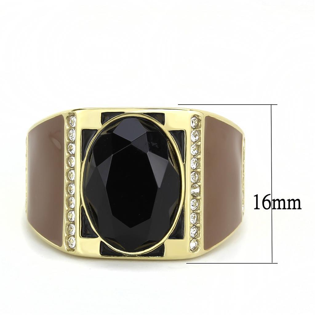 Anillo Color Oro Para Hombres de Acero Inoxidable Elegante Maduro - Jewelry Store by Erik Rayo