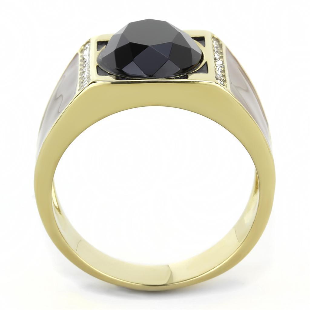 Anillo Color Oro Para Hombres de Acero Inoxidable Elegante Maduro - Jewelry Store by Erik Rayo