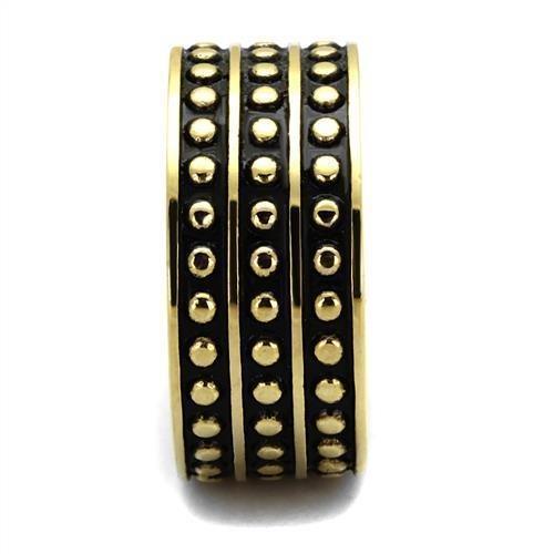 Anillo Color Oro Para Hombres de Acero Inoxidable Estilo Redondo - Jewelry Store by Erik Rayo