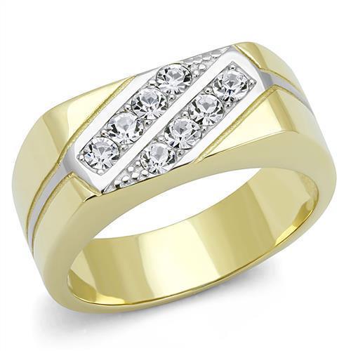 Anillo Color Oro Para Hombres de Acero Inoxidable Formal Italiano - Jewelry Store by Erik Rayo