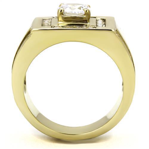 Anillo Color Oro Para Hombres de Acero Inoxidable Formal Russo - Jewelry Store by Erik Rayo