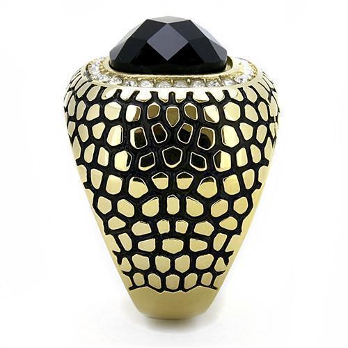 Anillo Color Oro Para Hombres de Acero Inoxidable Mafioso Lujoso - Jewelry Store by Erik Rayo