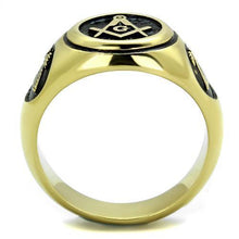 Load image into Gallery viewer, Anillo Color Oro Para Hombres y Ninos de Acero Inoxidable Masoico Piramide - Jewelry Store by Erik Rayo
