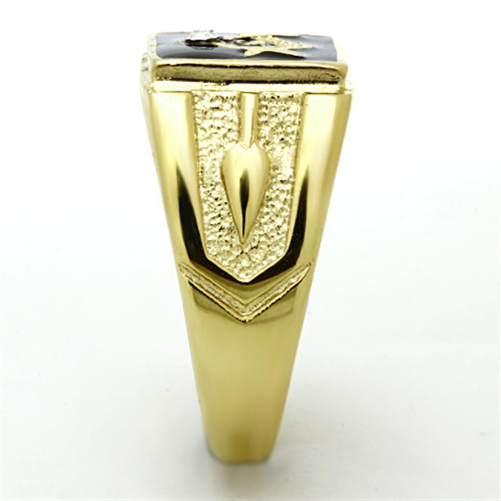 Anillo Color Oro Para Hombres de Acero Inoxidable Masonico - Jewelry Store by Erik Rayo