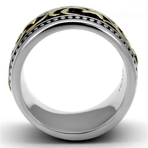 Anillo Color Oro Para Hombres de Acero Inoxidable Patrones - Jewelry Store by Erik Rayo