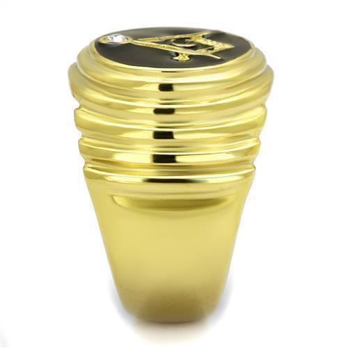 Anillo Color Oro Para Hombres de Acero Inoxidable Poder Masonico - Jewelry Store by Erik Rayo