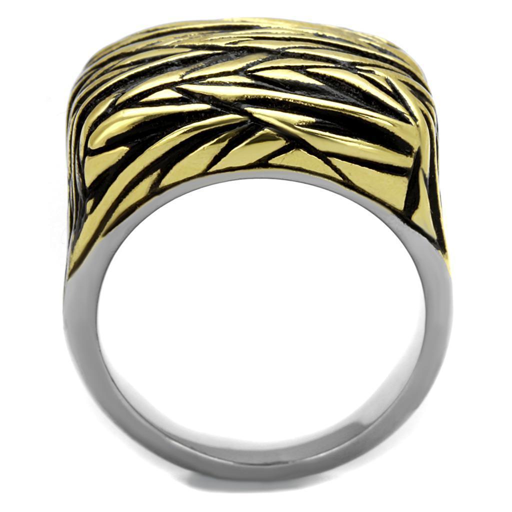 Anillo Color Oro Para Hombres de Acero Inoxidable Safari - Jewelry Store by Erik Rayo