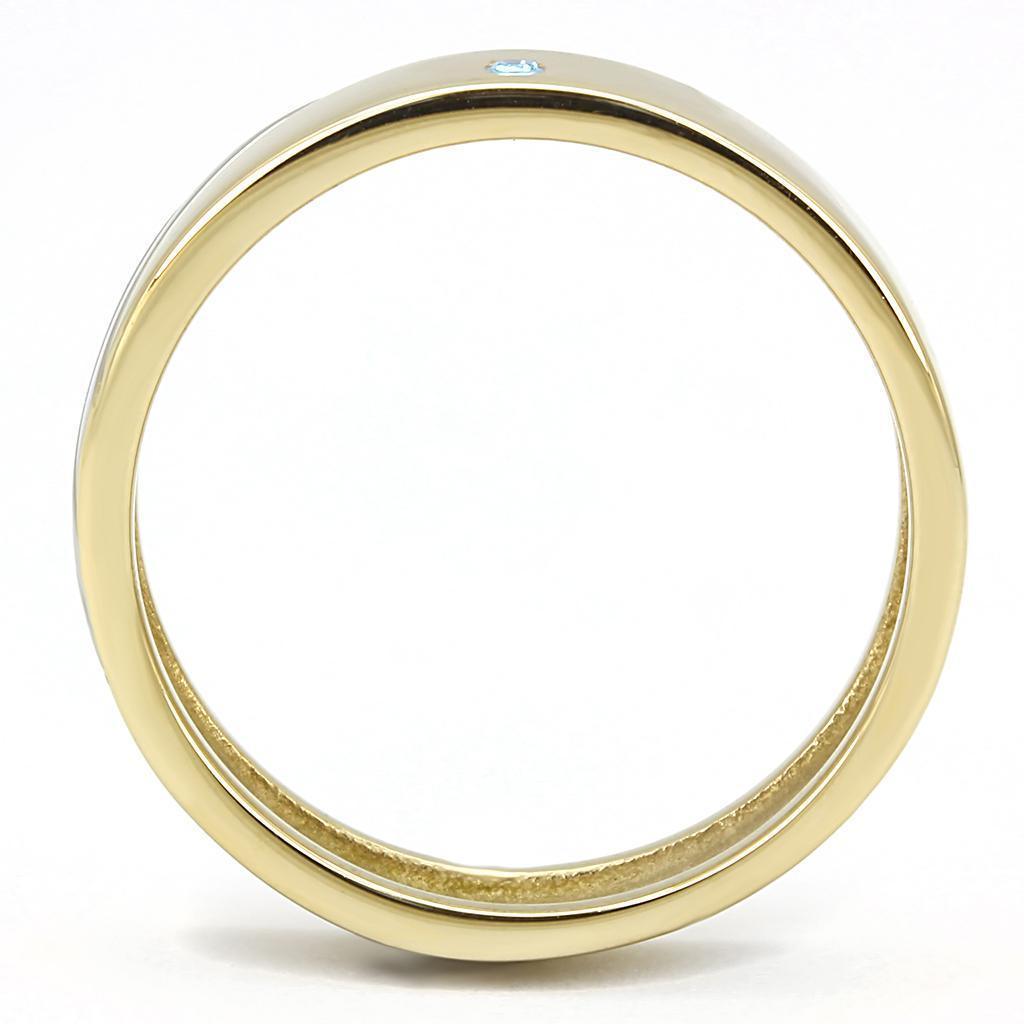 Anillo Color Oro Para Hombres de Acero Inoxidable Simple Elegante - Jewelry Store by Erik Rayo