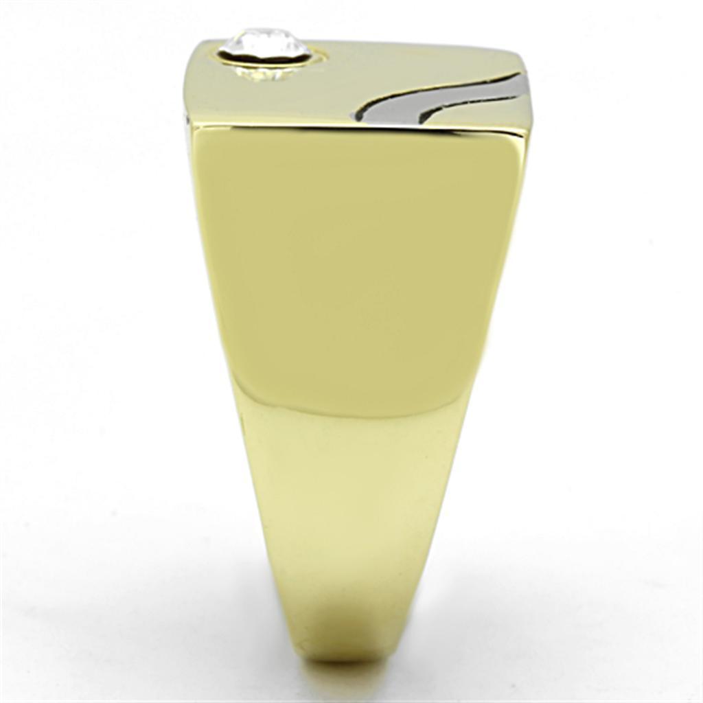 Anillo Color Oro Para Hombres de Acero Inoxidable Sol y Camino - Jewelry Store by Erik Rayo