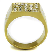 Load image into Gallery viewer, Anillo Color Oro Para Hombres y Ninos de Acero Inoxidable Zetas - Jewelry Store by Erik Rayo
