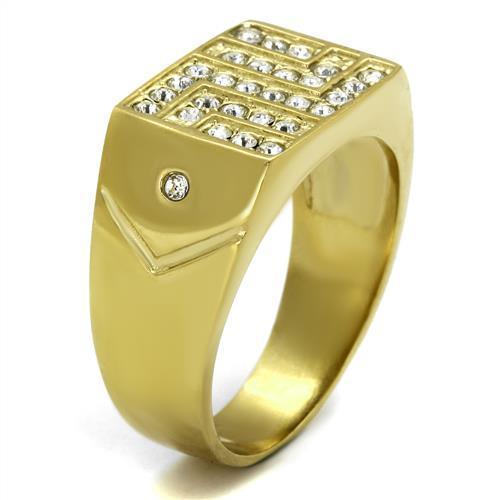 Anillo Color Oro Para Hombres de Acero Inoxidable Zetas - Jewelry Store by Erik Rayo