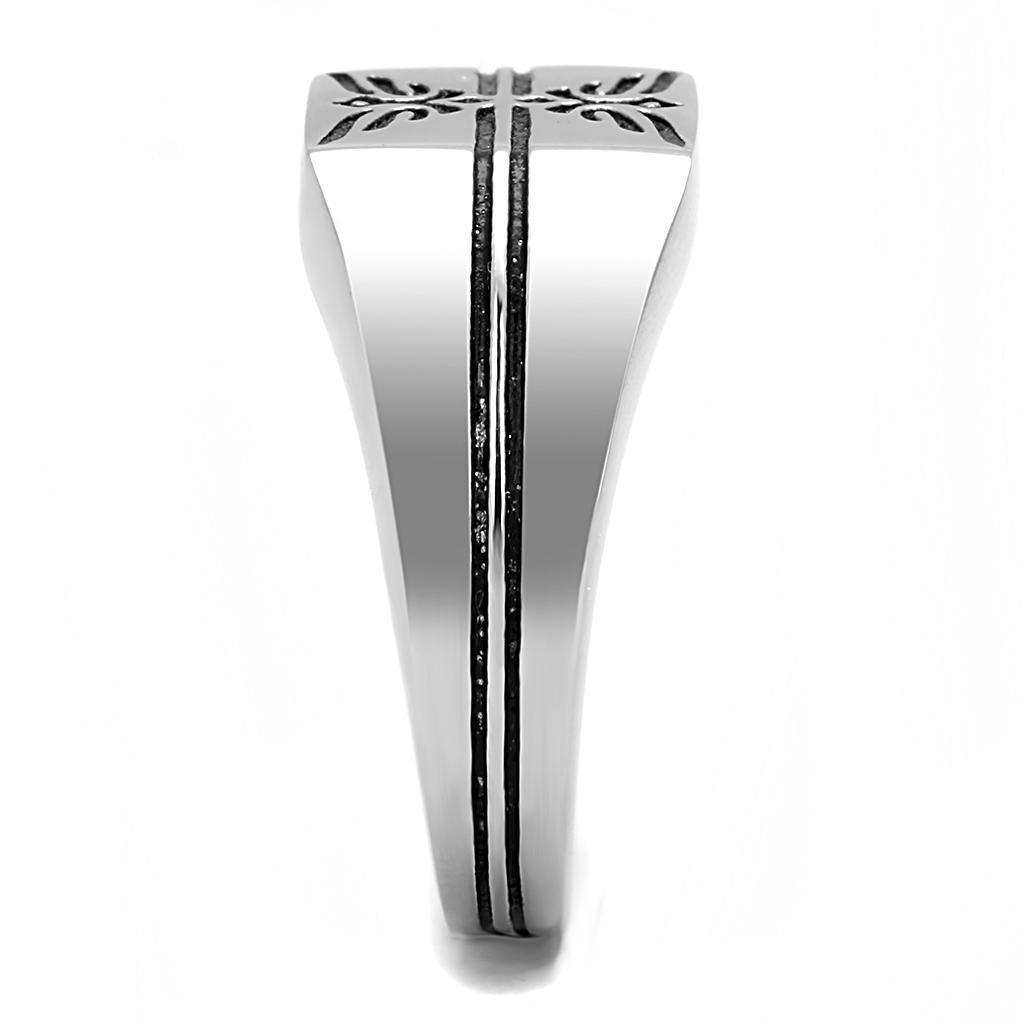 Anillo Color Plata Para Hombres de Acero Inoxidable Aguila en Refleccion - Jewelry Store by Erik Rayo