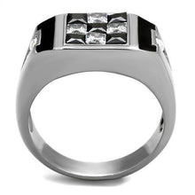 Load image into Gallery viewer, Anillo Color Plata Para Hombres y Ninos de Acero Inoxidable Ajedrez - Jewelry Store by Erik Rayo
