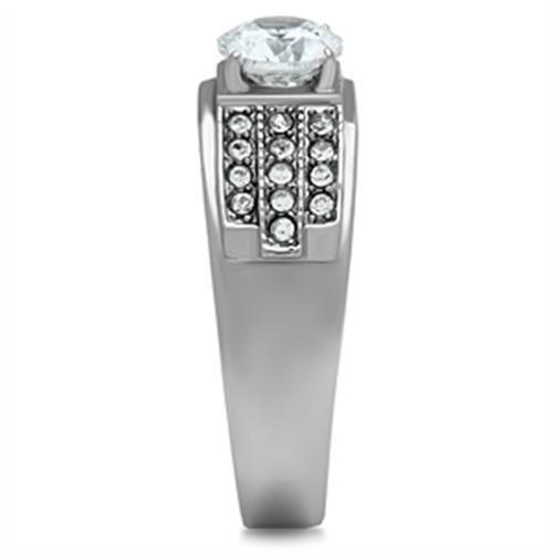 Anillo Color Plata Para Hombres de Acero Inoxidable Aversa - Jewelry Store by Erik Rayo
