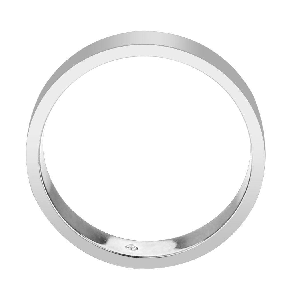 Anillo Color Plata Para Hombres de Acero Inoxidable Banda Delgada - Jewelry Store by Erik Rayo