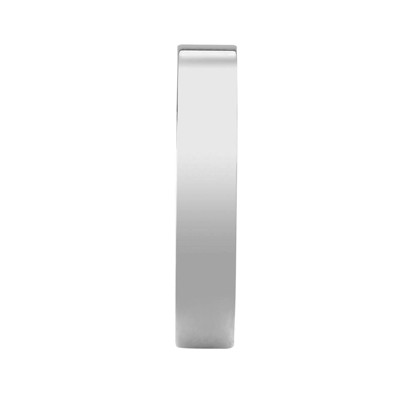 Anillo Color Plata Para Hombres de Acero Inoxidable Banda Delgada - Jewelry Store by Erik Rayo