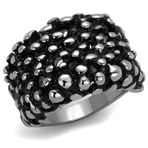 Anillo Color Plata Para Hombres de Acero Inoxidable Burbujas de Metal - Jewelry Store by Erik Rayo
