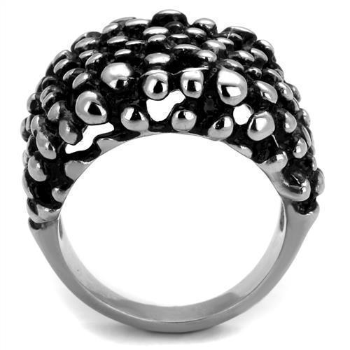 Anillo Color Plata Para Hombres de Acero Inoxidable Burbujas de Metal - Jewelry Store by Erik Rayo