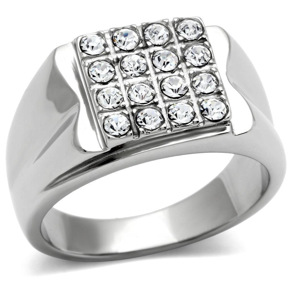 Anillo Color Plata Para Hombres de Acero Inoxidable Campania - Jewelry Store by Erik Rayo