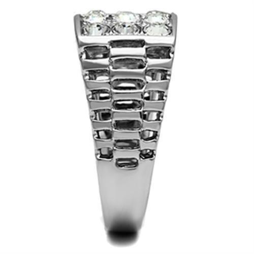 Anillo Color Plata Para Hombres de Acero Inoxidable Capua - Jewelry Store by Erik Rayo
