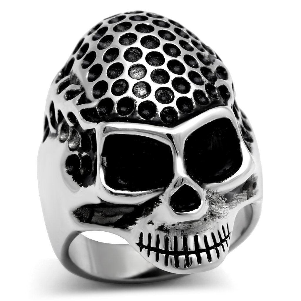 Anillo Color Plata Para Hombres de Acero Inoxidable Cerebro Abierto - Jewelry Store by Erik Rayo