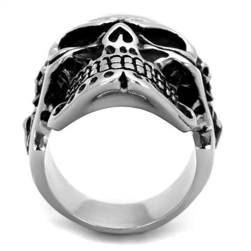 Anillo Color Plata Para Hombres de Acero Inoxidable Chieti - Jewelry Store by Erik Rayo