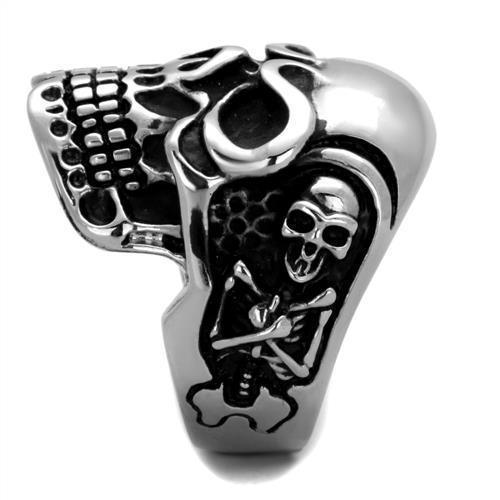 Anillo Color Plata Para Hombres de Acero Inoxidable Chieti - Jewelry Store by Erik Rayo