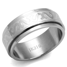 Load image into Gallery viewer, Anillo Color Plata Para Hombres de Acero Inoxidable Classico Con Madrones - Jewelry Store by Erik Rayo
