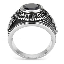 Load image into Gallery viewer, Anillo Color Plata Para Hombres y Ninos de Acero Inoxidable Coast Guard Military - Jewelry Store by Erik Rayo
