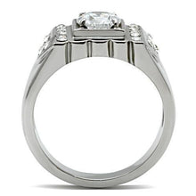 Load image into Gallery viewer, Anillo Color Plata Para Hombres de Acero Inoxidable con Curvas - Jewelry Store by Erik Rayo
