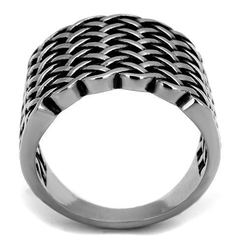 Anillo Color Plata Para Hombres de Acero Inoxidable Cosido - Jewelry Store by Erik Rayo