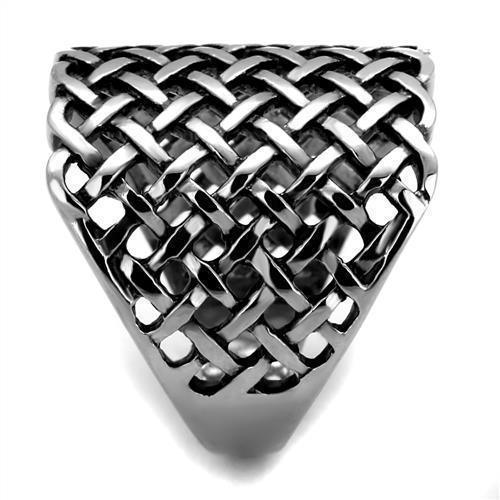 Anillo Color Plata Para Hombres de Acero Inoxidable Cosido - Jewelry Store by Erik Rayo