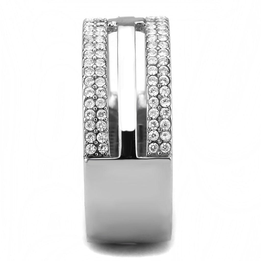 Anillo Color Plata Para Hombres de Acero Inoxidable Cruz Horizontal - Jewelry Store by Erik Rayo