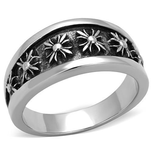 Anillo Color Plata Para Hombres de Acero Inoxidable Cruzes Goticas - Jewelry Store by Erik Rayo