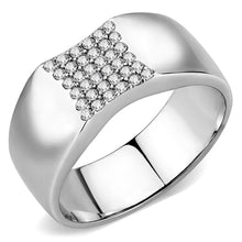 Load image into Gallery viewer, Anillo Color Plata Para Hombres de Acero Inoxidable Cuadrado Moderno - Jewelry Store by Erik Rayo
