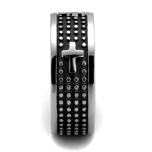 Anillo Color Plata Para Hombres de Acero Inoxidable de Cruzes Para Biker - Jewelry Store by Erik Rayo