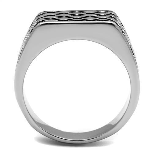 Anillo Color Plata Para Hombres de Acero Inoxidable de Neta - Jewelry Store by Erik Rayo