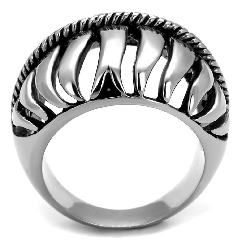 Anillo Color Plata Para Hombres de Acero Inoxidable Divisiones - Jewelry Store by Erik Rayo