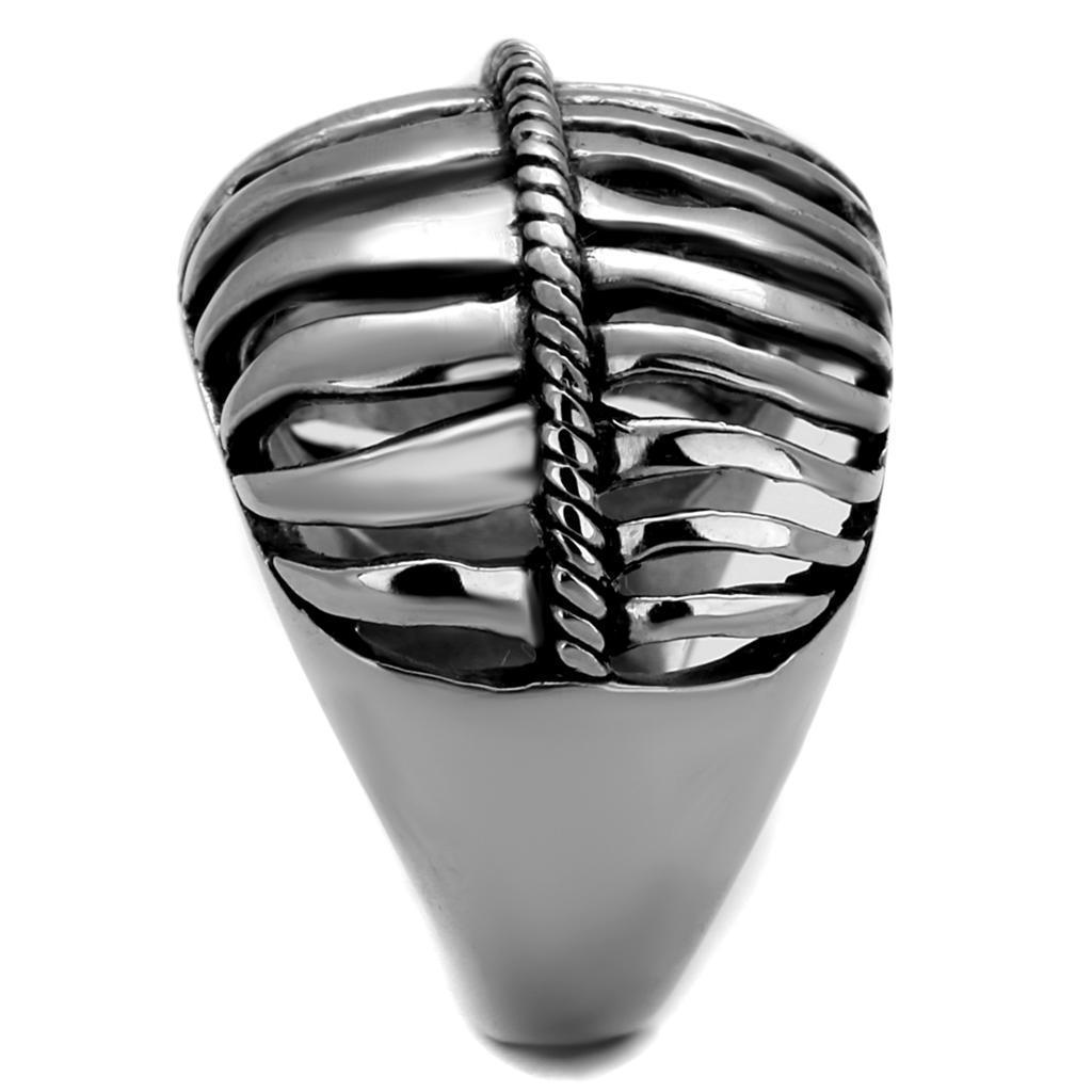 Anillo Color Plata Para Hombres de Acero Inoxidable Divisiones - Jewelry Store by Erik Rayo