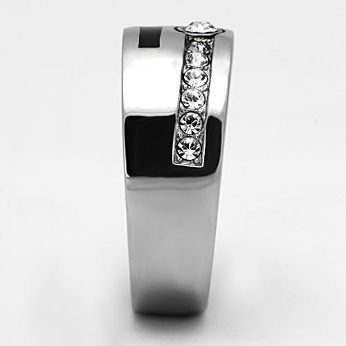 Anillo Color Plata Para Hombres de Acero Inoxidable Dos Lineas - Jewelry Store by Erik Rayo