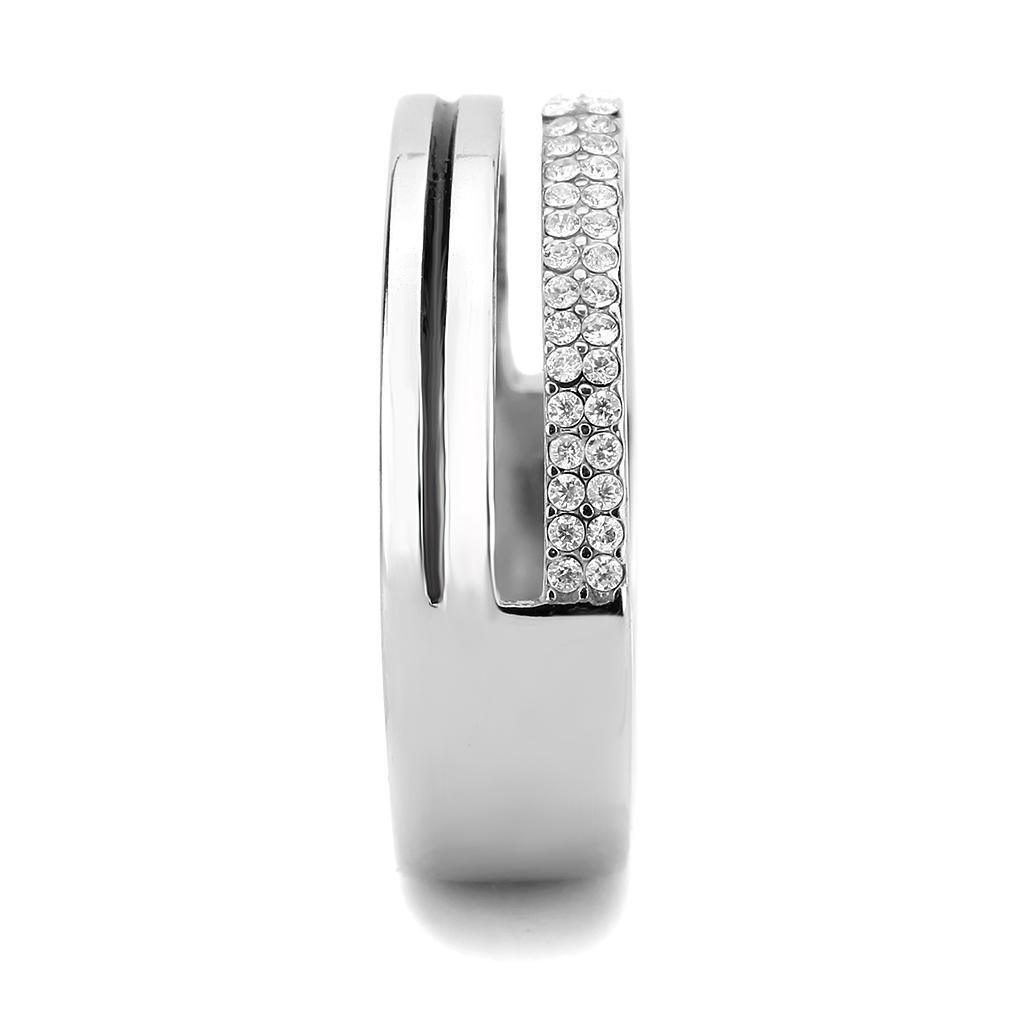 Anillo Color Plata Para Hombres de Acero Inoxidable Dos Patrones - Jewelry Store by Erik Rayo