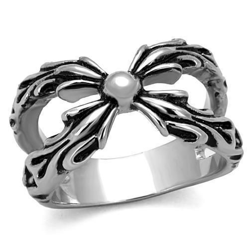 Anillo Color Plata Para Hombres de Acero Inoxidable en X Moderno - Jewelry Store by Erik Rayo