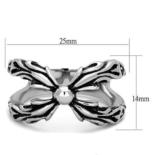 Anillo Color Plata Para Hombres de Acero Inoxidable en X Moderno - Jewelry Store by Erik Rayo