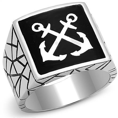Anillo Color Plata Para Hombres de Acero Inoxidable - Jewelry Store by Erik Rayo