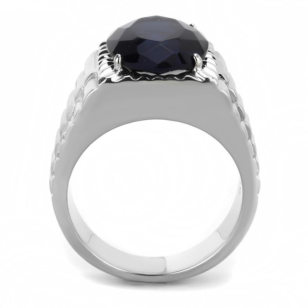 Anillo Color Plata Para Hombres de Acero Inoxidable Escalones a Montana - Jewelry Store by Erik Rayo