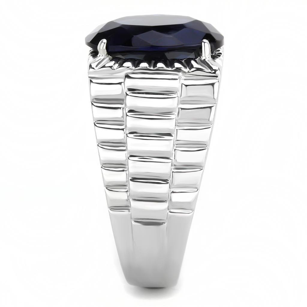 Anillo Color Plata Para Hombres de Acero Inoxidable Escalones a Montana - Jewelry Store by Erik Rayo